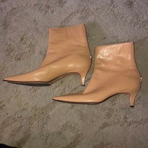 Anne Klein leather booties